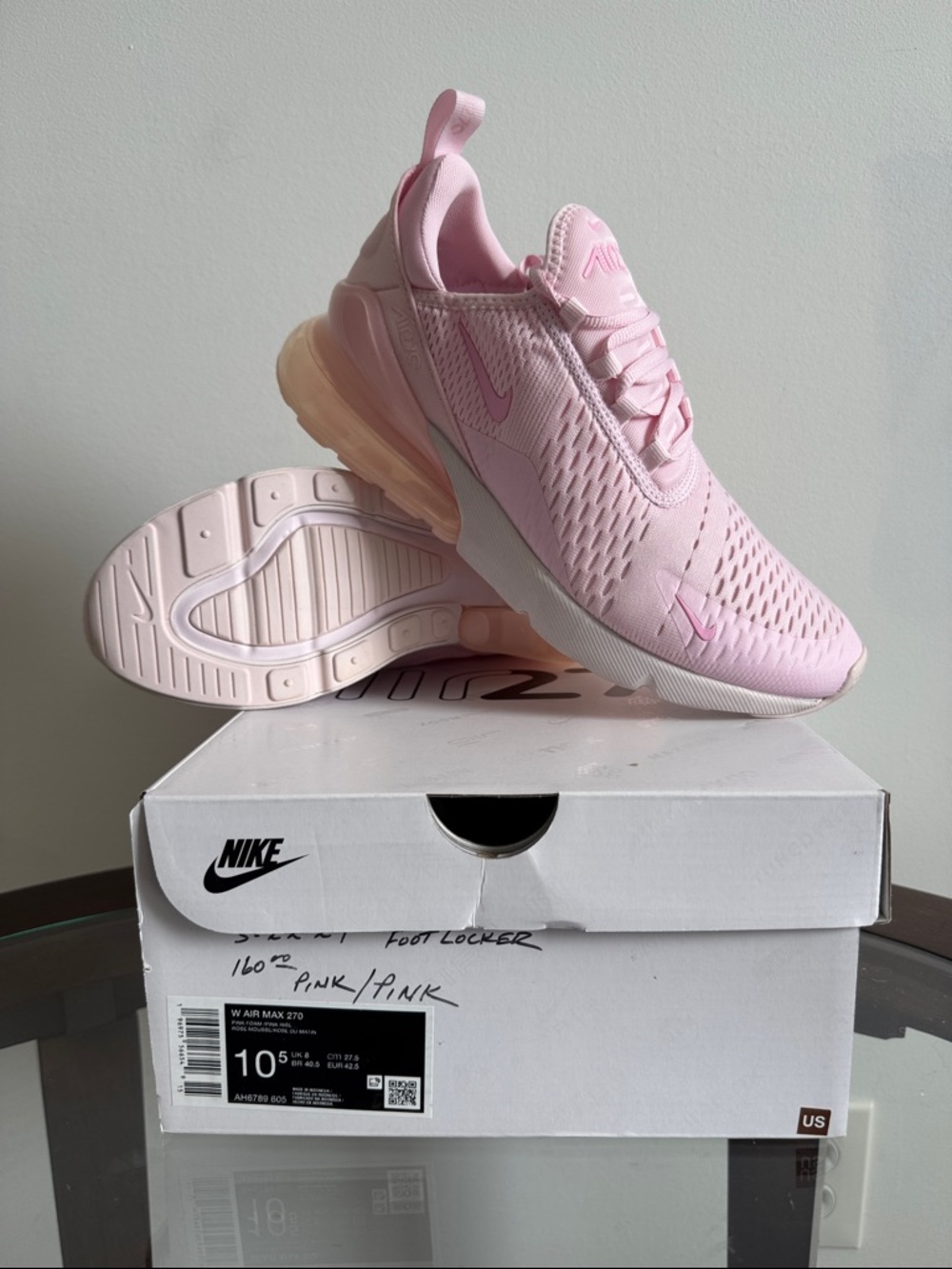 Nike Women's Air Max 270 - Rose Mousse Pink